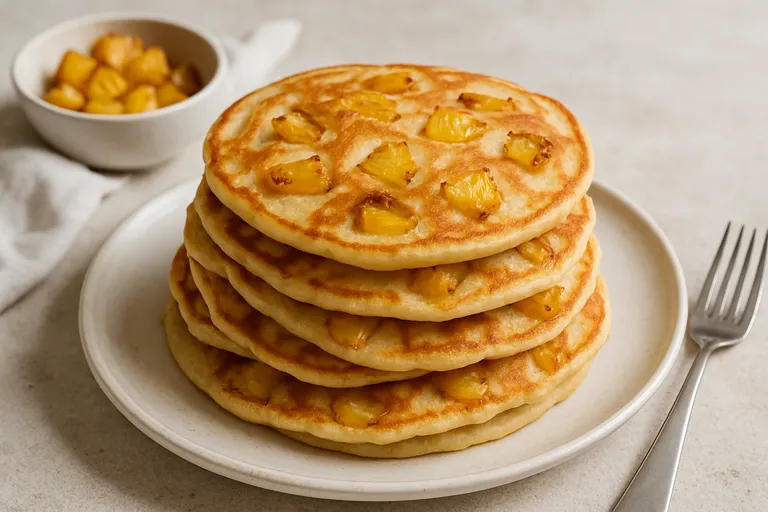 Basisrecept pannenkoek met ananas