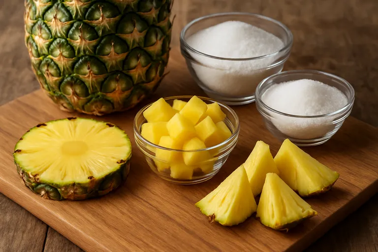 Bevat ananas veel suiker? vergelijking en varianten