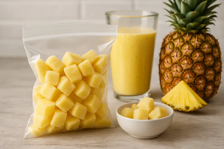 Diepvries ananas gebruiken in de keuken