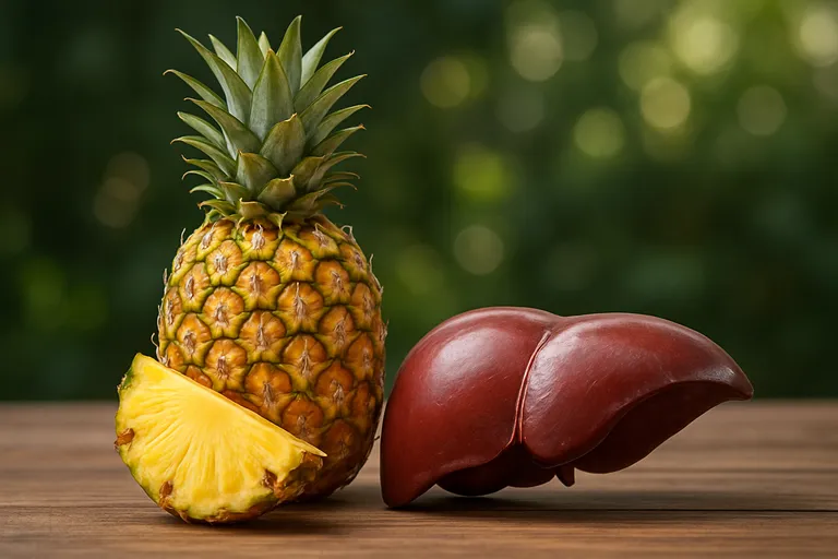 Hoe ananas je lever mogelijk ondersteunt