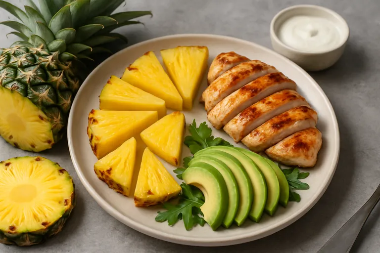 Slim ananas toevoegen aan een levervriendelijk eetpatroon