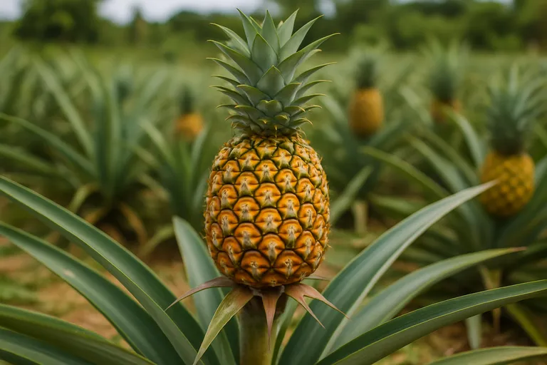 Van rozet tot rijpe vrucht: zo groeit de ananas aan de plant