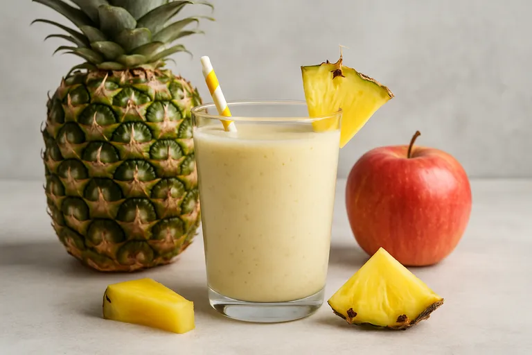 Waarom een smoothie met ananas en appel?