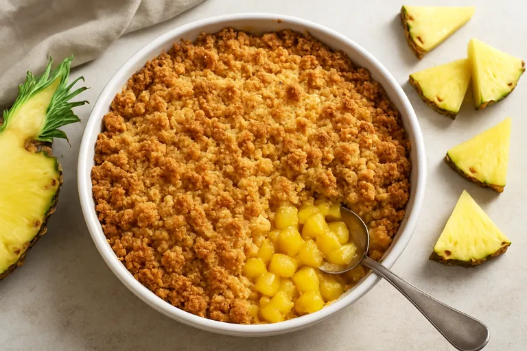 Wat is crumble ananas