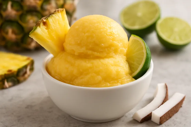 Wat is sorbet ananas