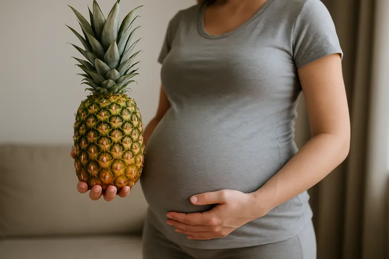 Werkt ananas echt om de bevalling op te wekken