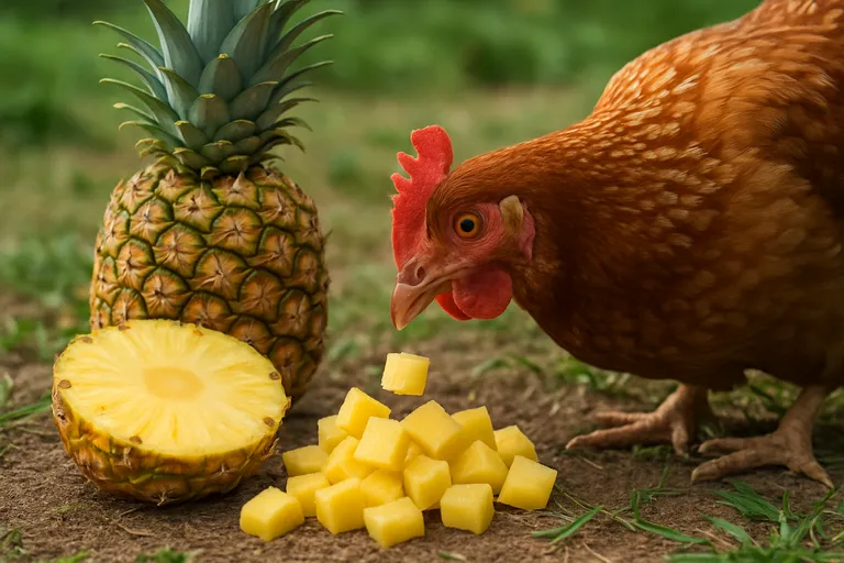 Kunnen kippen ananas eten en hoe doe je dat veilig en verstandig?