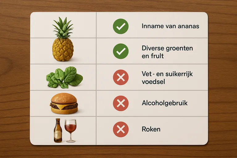 Meer factoren die de ananas smaak van sperma beïnvloeden