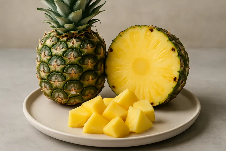 Porties en vormen van ananas