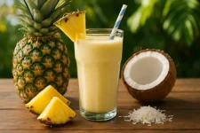 Start zonnig met een frisse smoothie met ananas en kokos