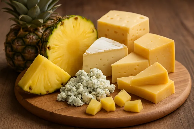 Welke kazen passen goed bij ananas