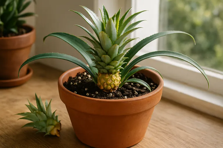 Zo kweek je een nieuwe ananas uit een pousse: van kroon tot krachtige kamerplant