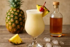 Zonnig en romig in je glas: de ultieme cocktail met kokosmelk, ananas en rum
